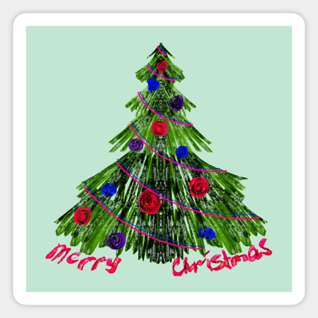 Christmas tree 3 Magnet by ArtKsenia